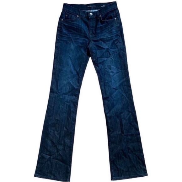Fidelity Denim - Fidelity Lily Mid-Rise Boot Cut 34” Inseam Dark Denim Jeans #601 Size 26
